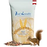 Leimüller Eichhörnchenfutter 5kg Edel-Mix - Artgerechtes Eichhörnchen Futter mit Nüssen & Mehlwürmern - Ohne Erdnüsse - Ganzjahresfutter aus Österreich
