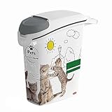Curver PetLife Behälter für Katzenstreu 10 kg 50 x 23 x 49 cm Praktischer Tragegriff