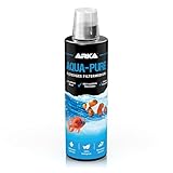 Wasserklärer Aquarium 473 ml – gegen Trübungen, Schwebstoffe & belastetes Wasser – für kristallklares Wasser in Süß- & Meerwasseraquarien – biologisch – ARKA Aqua-Pure