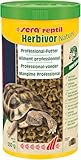 sera reptil Professional Herbivor Nature 1000 ml (330 g) | Schildkrötenfutter für Herbivore Reptilien | Futter für Landschildkröten & Leguane | Naturnahes Landschildkröten Futter mit Kräutern