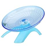 Hamster-Untertasse, leises Laufrad, 30,5 cm, geeignet für Meerschweinchen, Hamster, Igel und andere Kleintiere, um eine sichere Bewegung zu gewährleisten (blau)