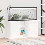 Gecheer Aquarienständer, Holzwerkstoff Aquarium Unterschrank mit Stauraum, 121x41x58 cm, für Zierfische und Wasserpflanzen