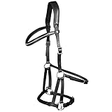 WALDHAUSEN X-Line Trensenzaum Gebisslos Supersoft Nuova, WB, schwarz