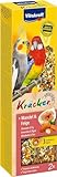 Vitakraft Kräcker, Knabberstangen für Großsittiche, mit Mandel und Feige, zur Schnabelpflege, Vogelsnack, ohne Zusatz von Zucker (1x 2 Stück)