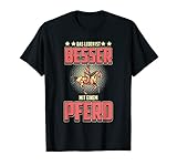 Reithose Kinder Mädchen Voltigiergurt Reitgerte Pferde T-Shirt