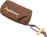TRIXIE Preydummy - praktisches Hundespielzeug zum Kauen & Jagen - ø 5 × 12 cm braun, Kauspielzeug für Hunde - 32190