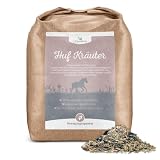 Krauterie Huf Kräuter für Pferde (2000 g) - Artgerechtes Ergänzungsfutter in Spitzenqualität für die Huflederhaut - Frei von Zusätzen - Reine Pferdekräuter