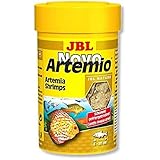 JBL NovoArtemio 30263 Ergänzungsfutter für alle Aquarienfische gefriergetrocknete Artemia-Krebse, 100 ml