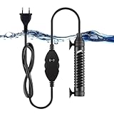 GERUI Aquarium Heizung 35W (1L-20L), Klein Heizstab Aquarium Temperatur, Aquarium Heizung mit Temperatur Controller Heizstab Aquarium für Fischtanks und Aquarium mit Übertemperaturschutz
