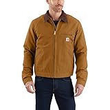 Carhartt Duck Detroit Winterjacke Brown M Braun