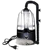 Coospider Terrarium Vernebler 3L mit Schlauch (380ml/h) für Reptilien & Amphibien – Leiser Ultraschall-Betrieb – Ultraschall Luftbefeuchter für Schlangen, Chamäleons, Schildkröten und Paludarien
