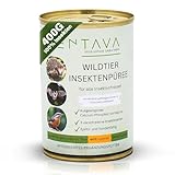 ENTAVA Frisches Insektenpüree - 100% Insekten, Igelfutter, Vogelfutter, Reptilienfutter, (Wild-) vogelfutter, Kleinnagerfutter, Frettchenfutter, Fischfutter (400g)