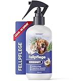 Vetasan Fellpflege Hunde & Katzen 250ml Entfilzungsspray I Langhaar Fell Spray Anti Filz zum Verfilzungen entfernen I Hundeparfüm/Hund Deo gegen Geruch