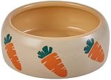 Nobby Keramik Futtertrog Carrot, beige/orange,500 ml,1 Stück