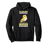 Kanarienvogel Kanarienvögel Pullover Hoodie