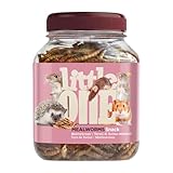 Little One Mehlwürmer | 70 g | Ergänzungsfuttermittel für Hamster, Ratten, Mäuse und Igel | Zur Unterstützung des Wohlbefindens | Hoher Proteingehalt für natürliche Instinkte