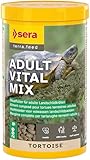 sera Tortoise Adult Vital Mix 1.000ml (200g) | Hauptfutter für Landschildkröten & Herbivore Reptilien | Pflanzliches Schildkrötenfutter | Schildkröten Zubehör | Schildkröten Futter