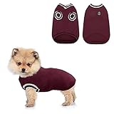 Hundepullover Winter Hundemäntel Hundekleidung Weich Warmer Hunde Pullover Hund Katzen Gestrickt Haustier Kostüm Jacke Weste Outfit für Kaltes Wetter Kleine Mittlere Große Hunde Welpen Innen Außen