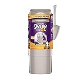 Litter Genie XL-Mülleimer, ultimatives Katzenstreu-Entsorgungssystem gegen Gerüche, inkl. eine Nachfüllpackung, silberfarben