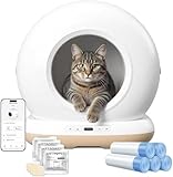 AstroPet 72L Katzenklo Selbstreinigend, Selbstreinigende Katzentoilette mit Matte, APP-Steuerung, UV-Sterilisation, Mehrfacher Sicherheitsschutz,Große Fassungsvermögen für Mehrere Katzen