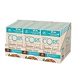 Wellness CORE Tender Cuts 24 x 85g, Huhn & Lachs – Nassfutter für Katze, zarte Stücke in Sauce, getreidefrei, natürlich, hypoallergen, proteinreich, hoher Fleischanteil