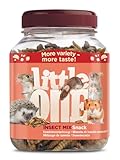 Little One Insektenmischung | 75 g | Ergänzungsfuttermittel für Hamster, Ratten, Mäuse, Rennmäuse, Igel und Zuckergleiter | Zur Unterstützung des Wohlbefindens | Proteinreich
