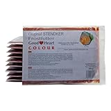 Stendker Frostfutter Sparpaket 10 x GoodHeart Colour Diskus Frost Futter Diskusfutter/Rinderherz 500g Flachtafel/für farbenprächtige Diskusfische
