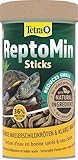 Tetra ReptoMin Sticks Schildkröten-Futter - ausgewogenes Hauptfutter für ausgewachsene Wasserschildkröten, 250 ml Dose