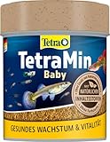 TetraMin Baby - Fischfutter in Form von Mikro-Flocken für die Zierfischbrut bis 1cm Länge, spezielles Wachstumsfutter, 66 ml Dose