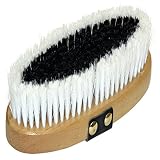 Kerbl 3243 Kardätsche Brush&Co, Holzrücken Handschlaufe, Fellpflege Pferdepflege