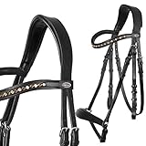 Heinick-Reitsport Comfort Trense hannoveranisch Schwarz ~ Lugano ~ WB VB Größe Vollblut