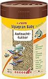 sera Vipagran Baby Nature 100 ml (48 g) - Mikrosoftgranulat für Jungtiere mit 4 % Insektenmehl, Jungfischfutter