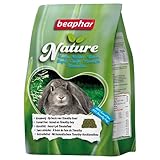 BEAPHAR - Nature Kaninchen - Für Nager Und Kleinsäuger - Getreidefrei, Hoher Rohfasergehalt, 30 Verschiedene Gräser Und Kräuter - Unterstützt Gesundheit Und Wohlbefinden - 3 kg