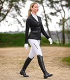 WALDHAUSEN ELT Performance Reithose Odette Silikon wasserdicht weiß Turnierreithose, Größe:40