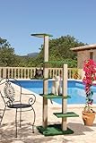CLEVERCAT Outdoor Kratzbaum St. Tropez. Mit stufenförmig angeordneten Liegeetagen für leichten Aufstieg. Ideal auch für kleine und ältere Tiere. 7416