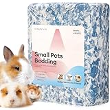 BUCATSTATE Hamster Streu 15L, Papier Einstreu für Kleintiere, Besonders Saugfähige & 99,9% Staubfrei Kleintierstreu für Meerschweinchen, Kaninchen, Haustiere, Mäuse, Rennmäuse, Nager (Ocean Blue)