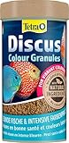 Tetra Discus Colour Granules - Fischfutter für Diskusfische mit roter Pigmentierung, fördert Gesundheit, Wachstum und intensive Farbenpracht, 250 ml