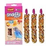 A&E Cage Co Smakers Leckerli-Sticks, Sittiche, 3-in-1 Mixpackung, 3 Stück