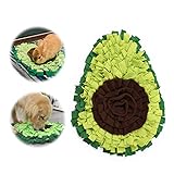 xyuayamz Schnüffelteppich Hund Futtermatte Schnüffeldecke Hundespielmatte - Hundematte Snuffle Pad in Avocado Faltbares Pet Sniffing Mat Trainingsmatte, für Haustier Hunde Katzen (Grün, 1 Stück)