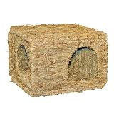 Kerbl Pet Grashaus XL, Nagerhaus, Kleintierhaus, 37x30x28cm, Gras, Nager, frei von Draht- oder Kunststoffteilen