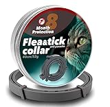 Zeckenhalsband für Hunde | Flohhalsband für Katzen | Natürliches Präventionshalsband | gegen Zecken, Flöhe & Milben | passend für kleine, mittlere und große Haustiere| Bis zu 8-Monatiger Schutz