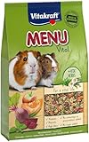 Vitakraft Menü Vital, Meerschweinchen Futter, mit Apfel, mit Kürbis, mit Roter Beete, angereichert mit Kräutern, ohne Zusatz von Zucker und Getreide (1x 5kg)
