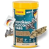 sera Viformo Pleco Tabs 250 ml (160 g)| Welsfutter Aquarium für gründelnde Bodenfische | Hochwertiges Fischfutter Aquarium | Wels Futtertabletten mit vitaminreichen Seealgen | Fischfutter Tabletten