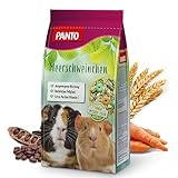 PANTO Meerschweinchenfutter 2,5 kg – Bunte Futtermischung mit Möhren & Johannisbrot | Nagerfutter mit Vitamin C, Mineralstoffen & Rohfaser