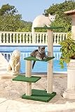 CLEVERCAT Outdoor Modell Formentera. Ideal für die überdachte Terasse oder Balkon. Outdoor Kratzen für Ihren Stubentiger. Made in Germany (7422)