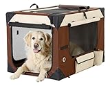 Karlie Hunde-Transportbox, Smart Top De Luxe, 106 x 71 x 69 cm, beige/braun