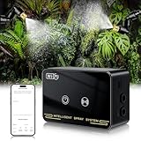 Beregnungsanlage Terrarium, 2025 WiFi Neues Luftbefeuchter Terrarium, Mobiltelefonsteuerung Intelligentes Reptilien Benebelungssystem Kann um 360° Gedreht Werden
