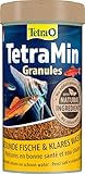 TetraMin Granules - langsam absinkendes Fischfutter, ideal für Fische in der mittleren Wasserschicht des Aquariums, 250 ml Dose