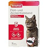 Beaphar 17606 Floh- und Zeckenhalsband für Katzen