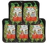 Dehner Natura Wildvogelfutter, Futterstangen mit Sonnenblumenkernen, 5 x 3 Stück (1050 g)